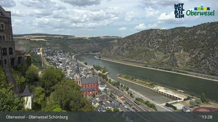 Archiv Foto Webcam Oberwesel Schönburg