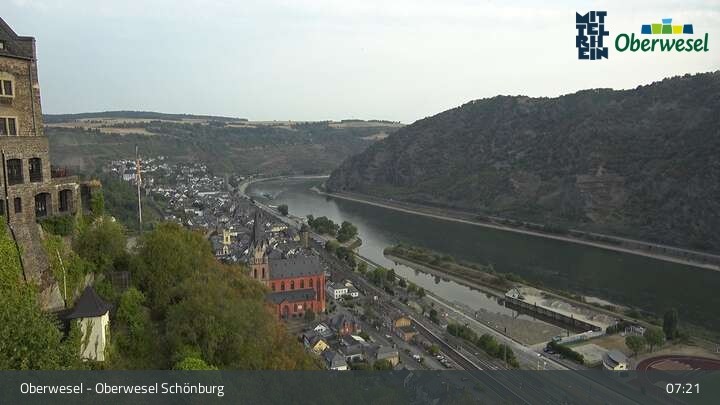 Archiv Foto Webcam Oberwesel Schönburg