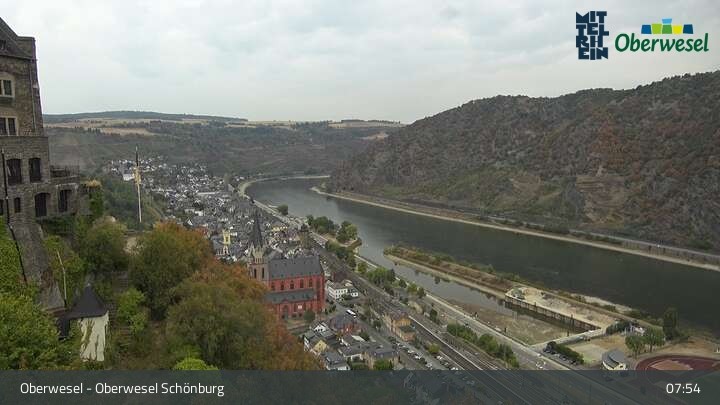 Archiv Foto Webcam Oberwesel Schönburg