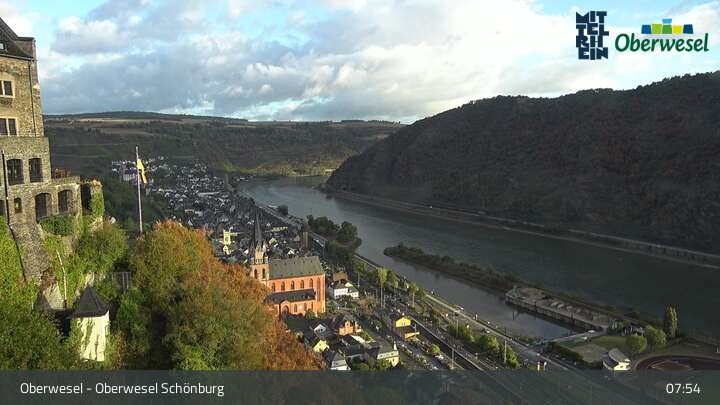 Archived image Webcam Schönburg Castle Oberwesel