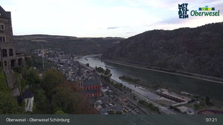 Archiv Foto Webcam Oberwesel Schönburg