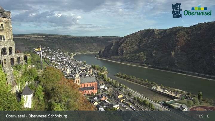 Archiv Foto Webcam Oberwesel Schönburg