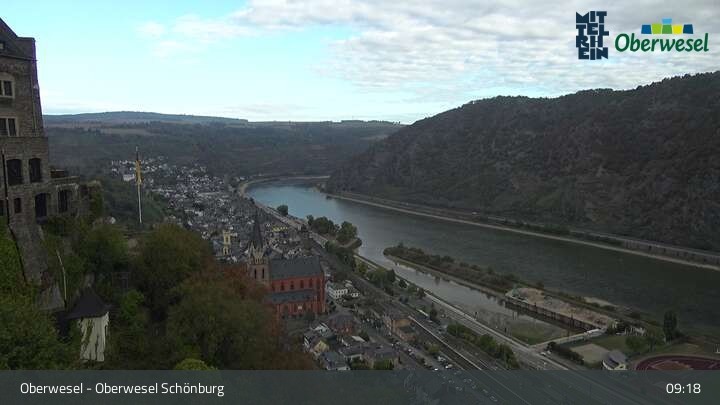 Archiv Foto Webcam Oberwesel Schönburg