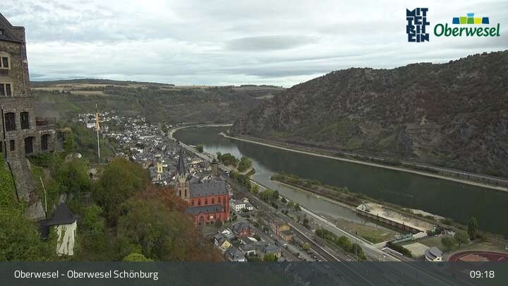 Archiv Foto Webcam Oberwesel Schönburg