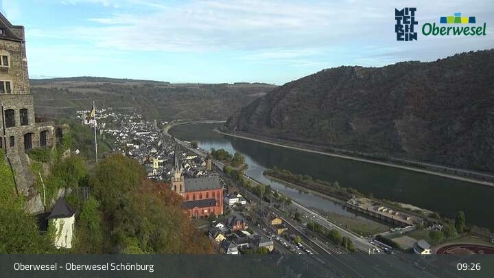 Archiv Foto Webcam Oberwesel Schönburg