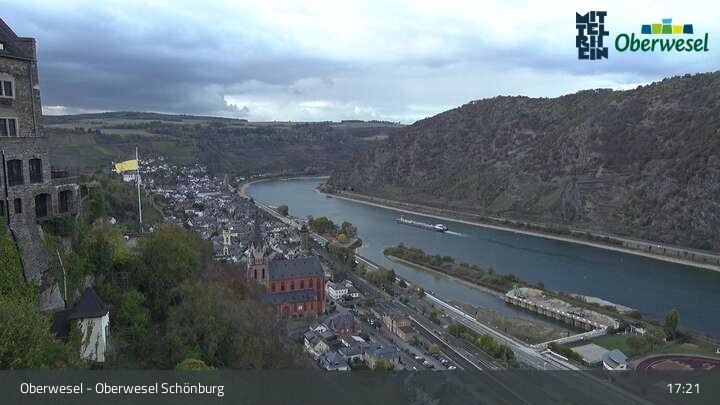 Archiv Foto Webcam Oberwesel Schönburg
