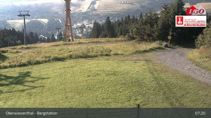 Archived image Webcam View towards Oberwiesenthal