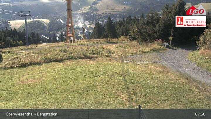Archived image Webcam View towards Oberwiesenthal