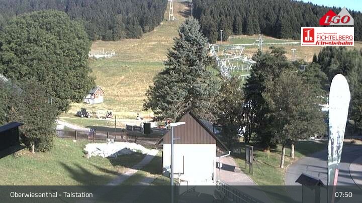 Archived image Webcam Oberwiesenthal - View of Fichtelberg Mountain