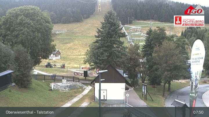 Archiv Foto Webcam Oberwiesenthal - Blick auf den Fichtelberg