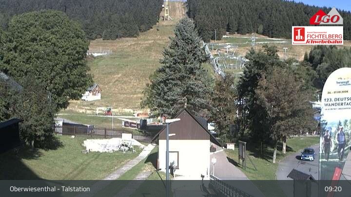 Archiv Foto Webcam Oberwiesenthal - Blick auf den Fichtelberg