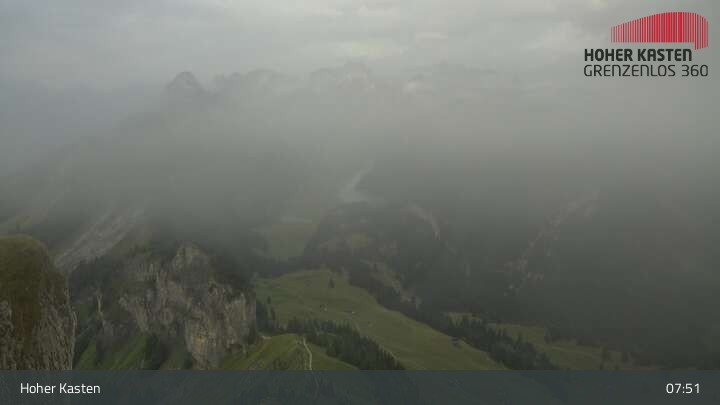 Archiv Foto Webcam Appenzellerland: Drehrestaurant Hoher Kasten Live-Cam