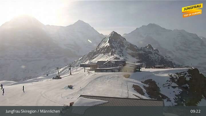 Archiv Foto Webcam Wengen - Männlichen
