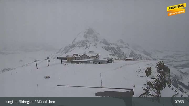 Archived image Webcam Wengen - Männlichen Live Cam