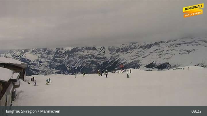 Archived image Webcam Wengen - Männlichen Live Cam
