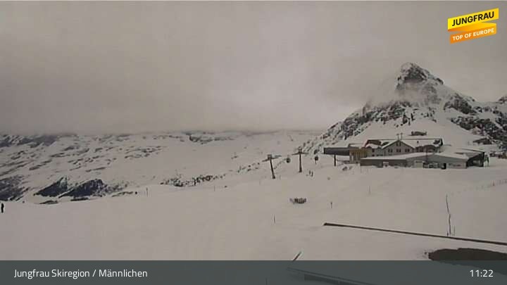 Archived image Webcam Wengen - Männlichen Live Cam