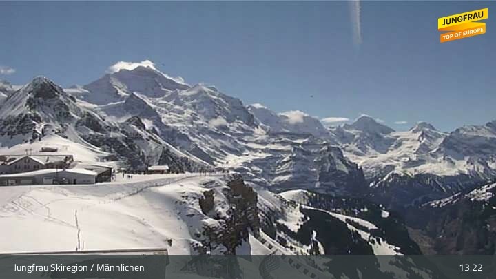 Archived image Webcam Wengen - Männlichen Live Cam