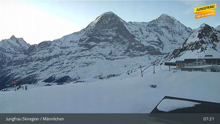 Archiv Foto Webcam Wengen - Männlichen