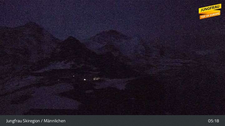 Archived image Webcam Wengen - Männlichen Live Cam