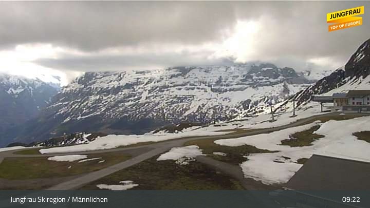 Archiv Foto Webcam Wengen - Männlichen