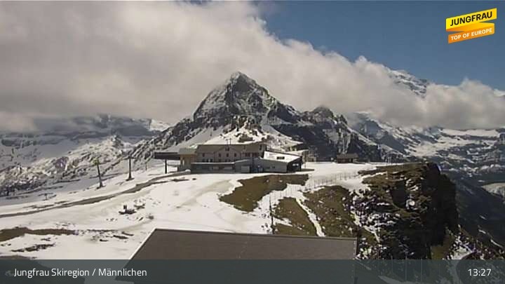 Archiv Foto Webcam Wengen - Männlichen
