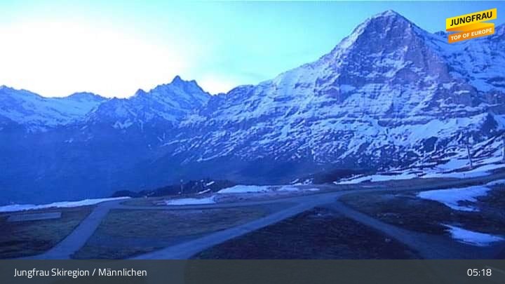Archiv Foto Webcam Wengen - Männlichen