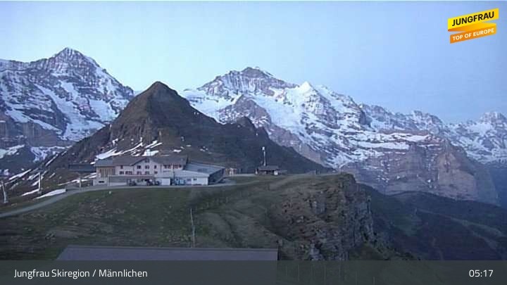 Archived image Webcam Wengen - Männlichen Live Cam