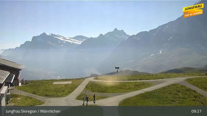Archiv Foto Webcam Wengen - Männlichen
