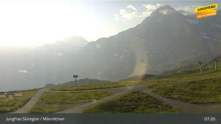 Archiv Foto Webcam Wengen - Männlichen