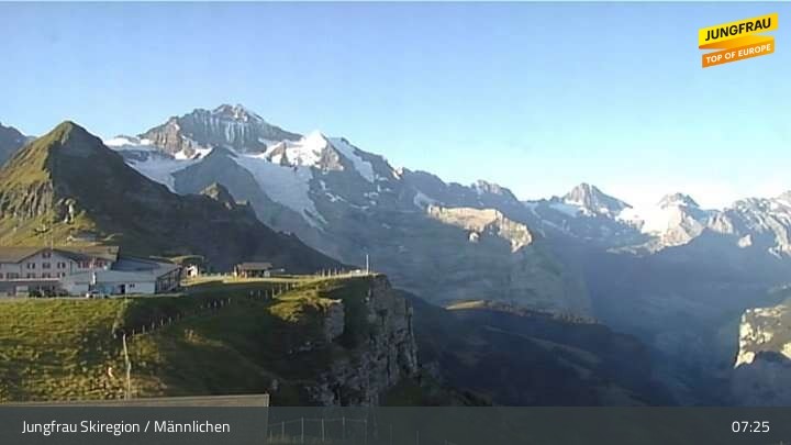 Archived image Webcam Wengen - Männlichen Live Cam