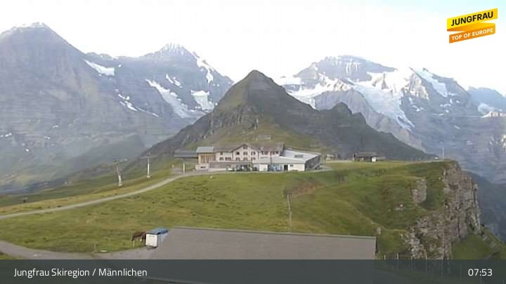 Archiv Foto Webcam Wengen - Männlichen