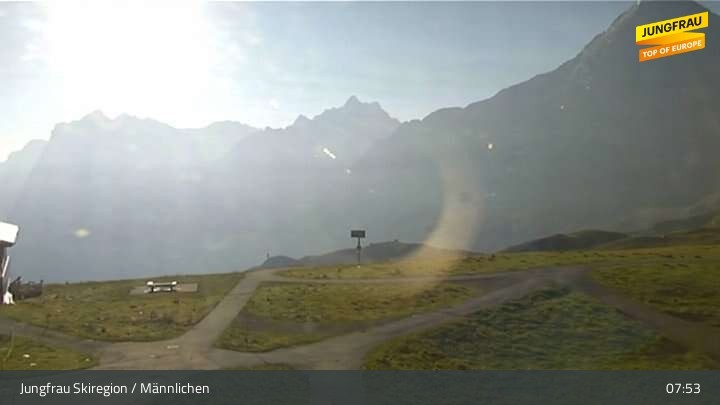 Archiv Foto Webcam Wengen - Männlichen