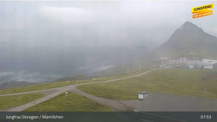 Archiv Foto Webcam Wengen - Männlichen