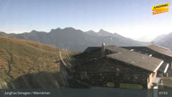Archived image Webcam Wengen - Männlichen Live Cam