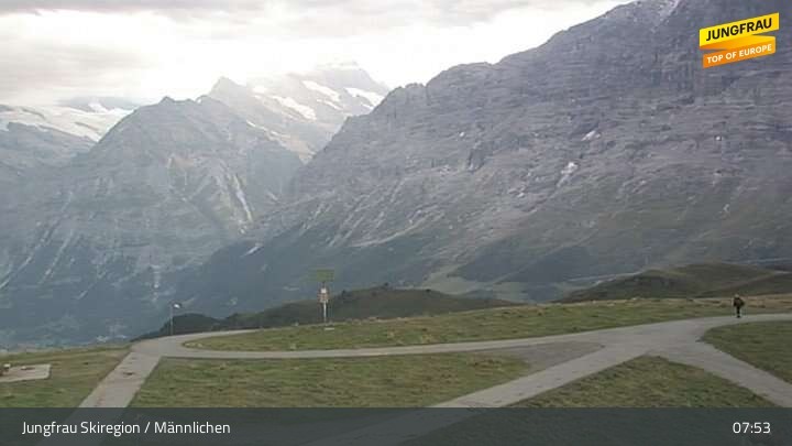 Archiv Foto Webcam Wengen - Männlichen