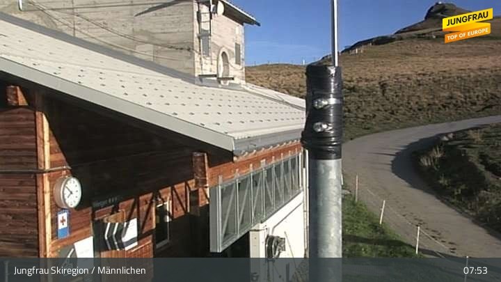 Archived image Webcam Wengen - Männlichen Live Cam