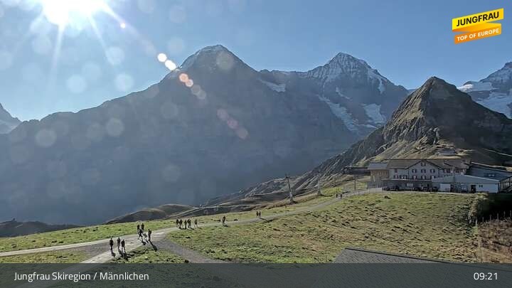 Archiv Foto Webcam Wengen - Männlichen