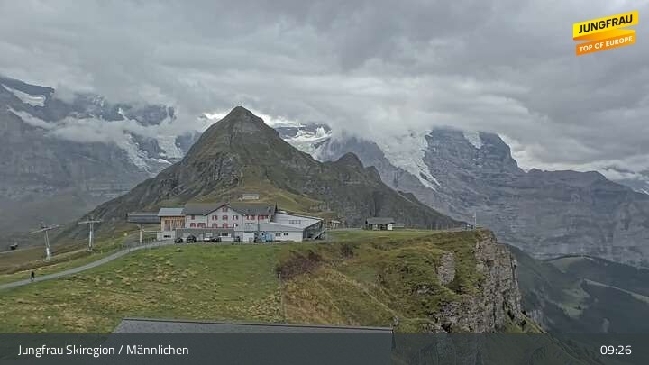 Archiv Foto Webcam Wengen - Männlichen
