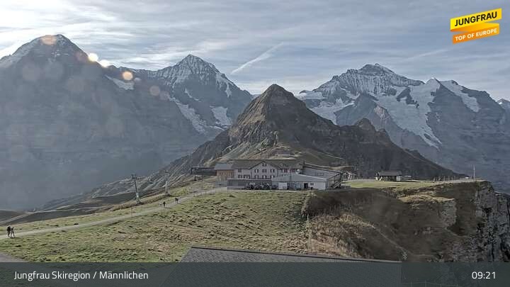 Archiv Foto Webcam Wengen - Männlichen