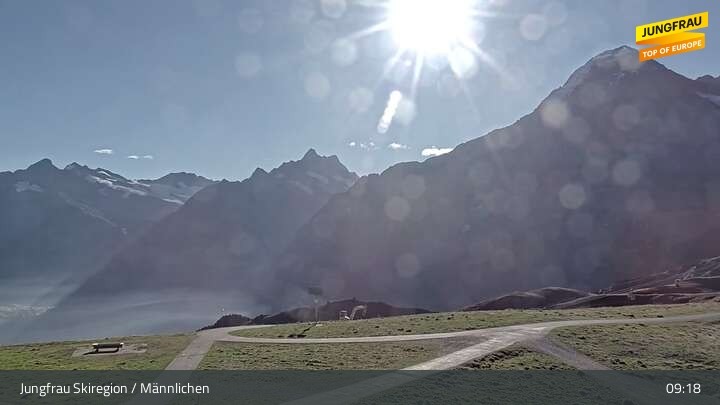 Archiv Foto Webcam Wengen - Männlichen