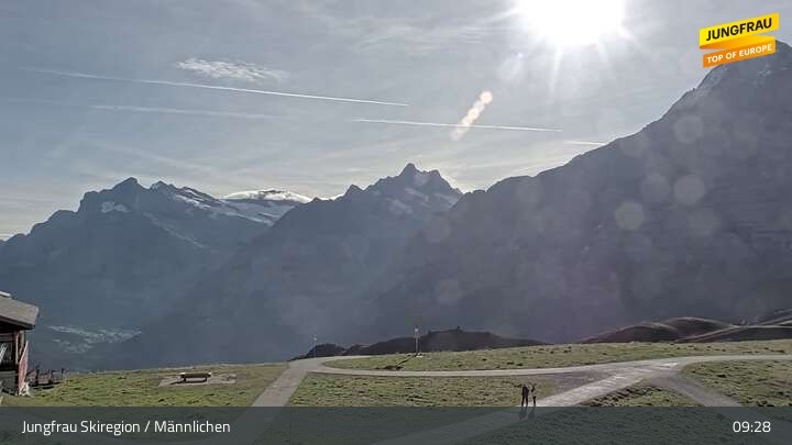 Archiv Foto Webcam Wengen - Männlichen