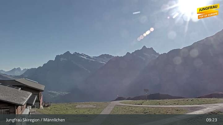 Archiv Foto Webcam Wengen - Männlichen