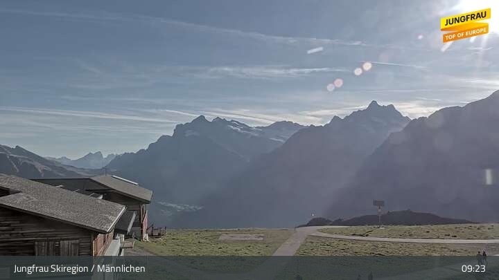 Archived image Webcam Wengen - Männlichen Live Cam