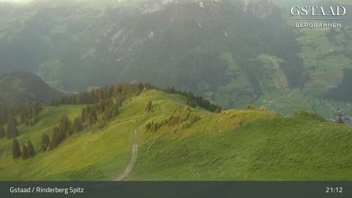 Archiv Foto Webcam Rinderberg Spitz (Zweisimmen - Gstaad)