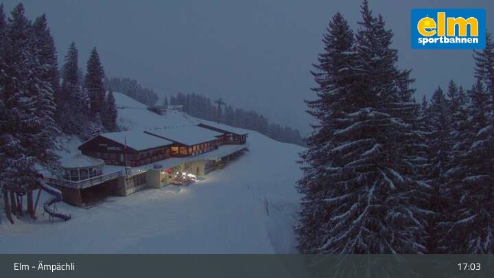 Archiv Foto Webcam Ämpächli Bergrestaurant Elm