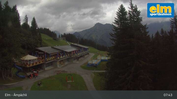 Archiv Foto Webcam Ämpächli Bergrestaurant Elm