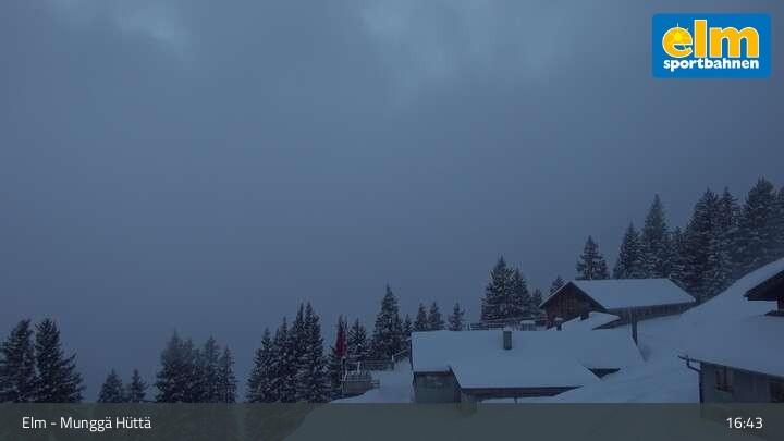 Archiv Foto Webcam Munggä Hüttä in Elm