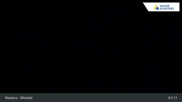 Archiv Foto Webcam Monbiel Parkplatz (Klosters)