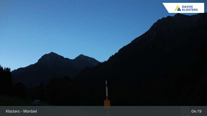 Archived image Webcam Monbiel Car Park (Klosters)
