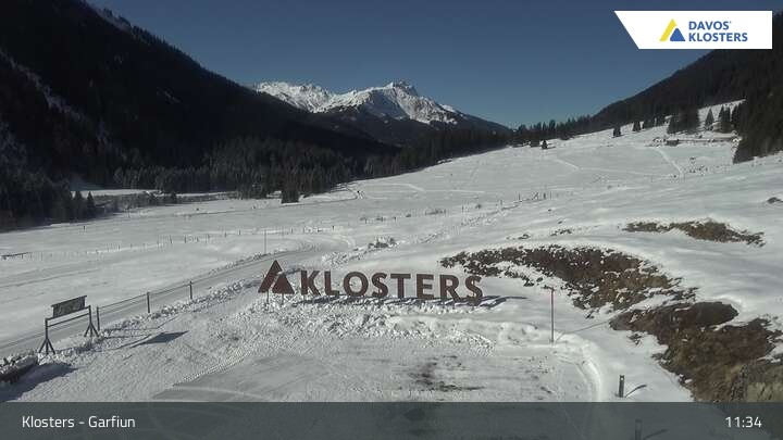 Archiv Foto Webcam Alp Garfiun - Klosters